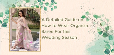 Guide on How to Wear Organza Saree For this Wedding Season