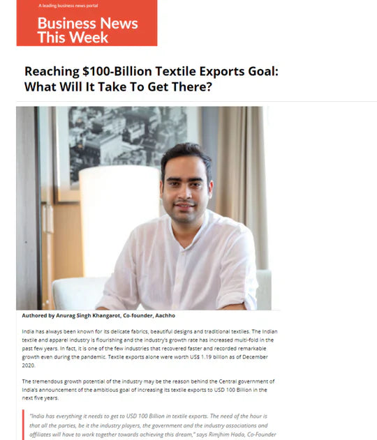 Reaching $100-Billion Textile Exports Goal: What Will It Take To Get There?