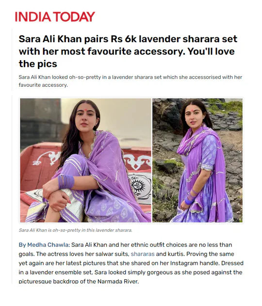 Sara Ali Khan and her ethnic outfit choices are no less than goals. The actress...