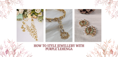 How to Style Jewellery with Purple Lehenga