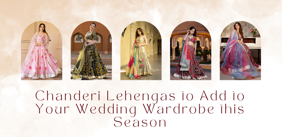 Chanderi Lehengas to Add to Your Wedding Wardrobe this Season