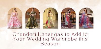 Chanderi Lehengas to Add to Your Wedding Wardrobe this Season