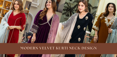 Modern Velvet Kurti Neck Design: A Timeless Fusion of Elegance and Trend