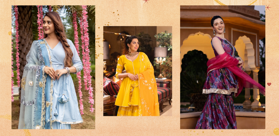 8 Hairstyles With Sharara Suit and How to choose the best hairstyle