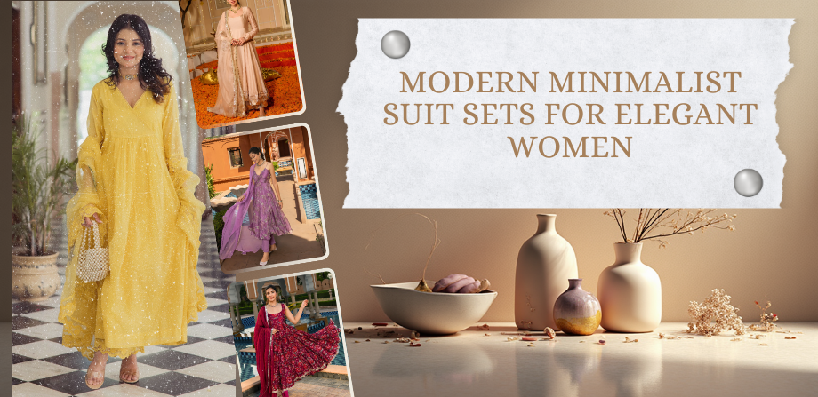 Modern minimalist suit sets for elegant women