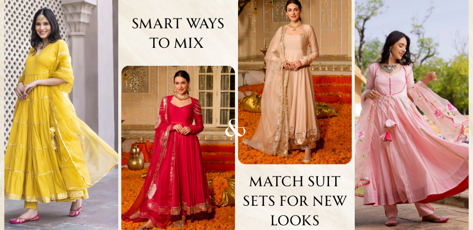 Smart ways to mix & match suit sets for new looks