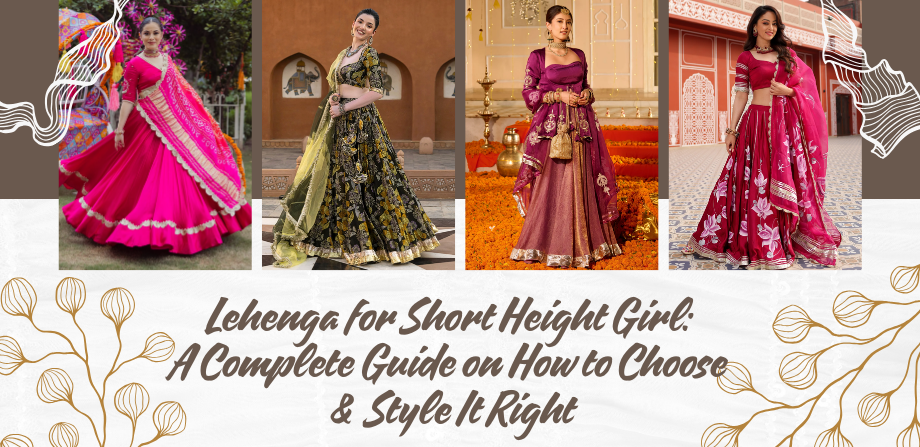 Lehenga for Short Height Girl: A Complete Guide on How to Choose & Style It Right