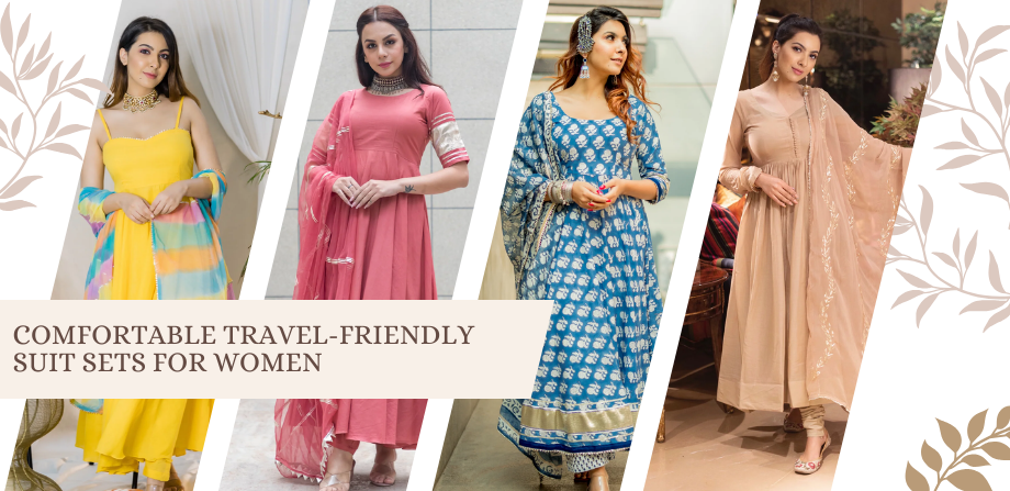 Comfortable travel-friendly suit sets for women
