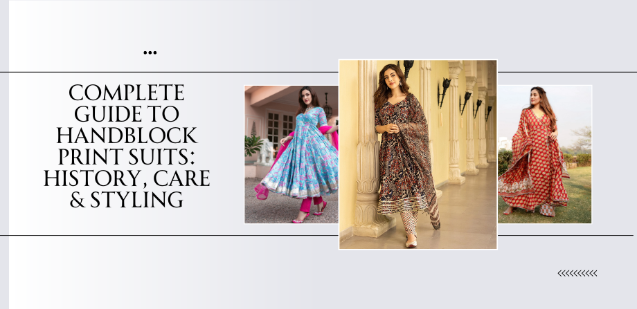Handblock Print Suits Guide: History, Care & Styling | Aachho