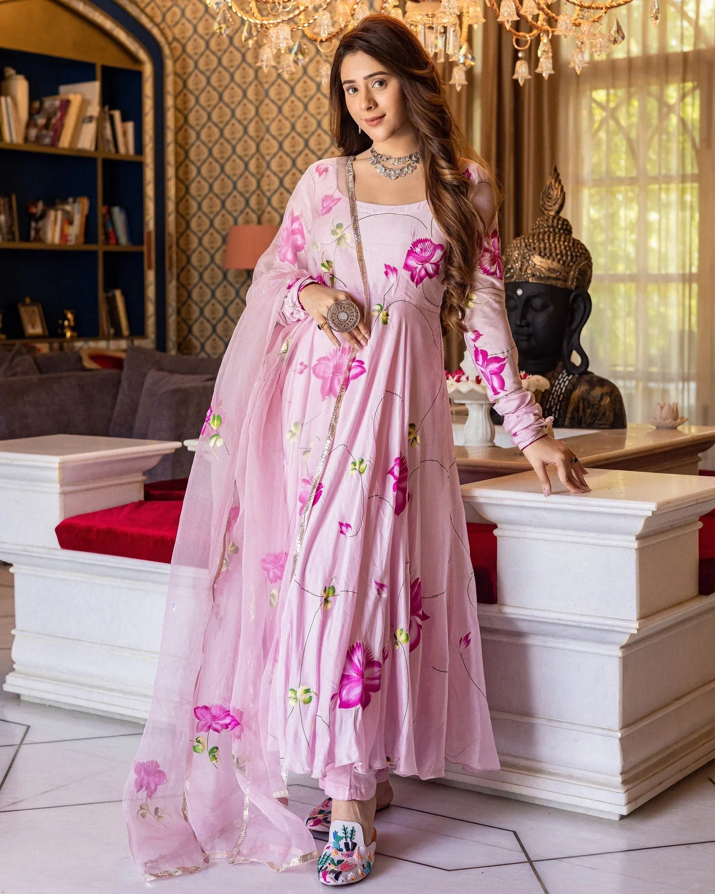 Pink Anarkali Dresses for Women  Shop Elegant & Festive Styles Online