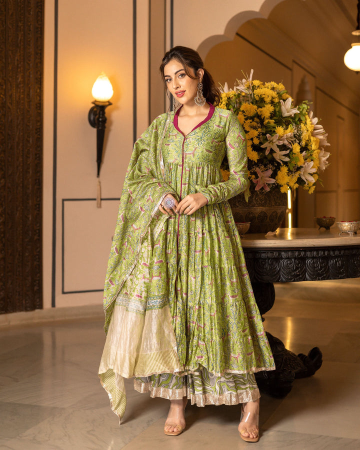 Samyukta Chanderi Gotapatti Sharara Set