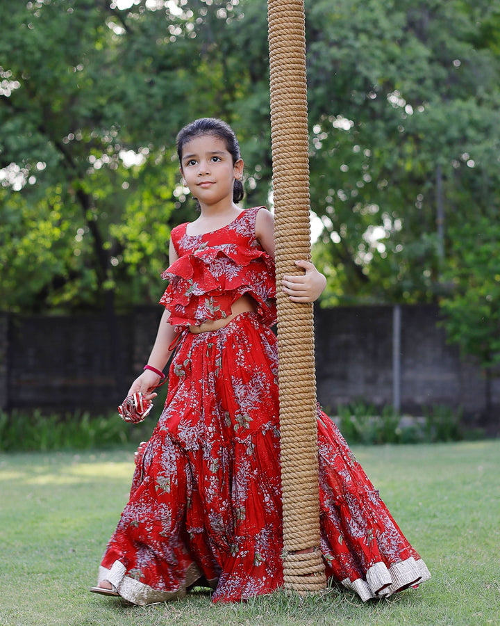 Rosemary Chanderi Lehenga set