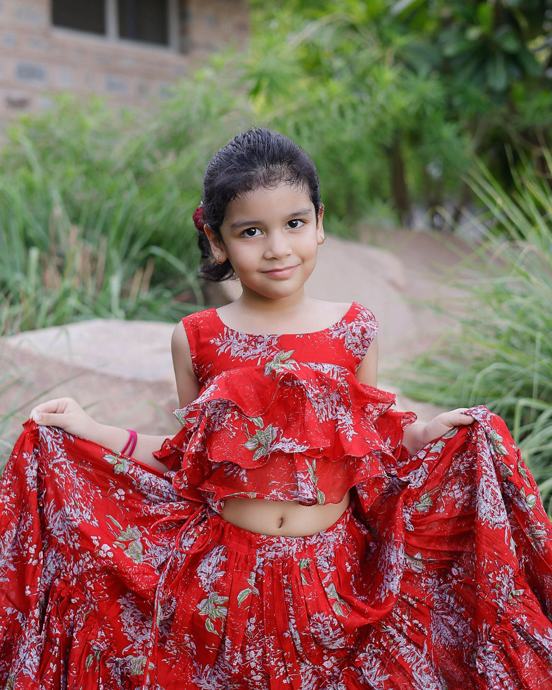 Rosemary Chanderi Lehenga set