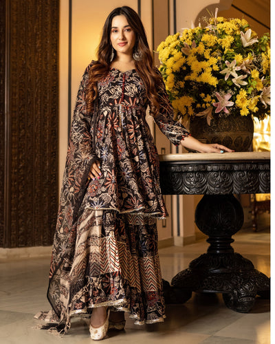Aranya Handblock Gotapatti Dupatta