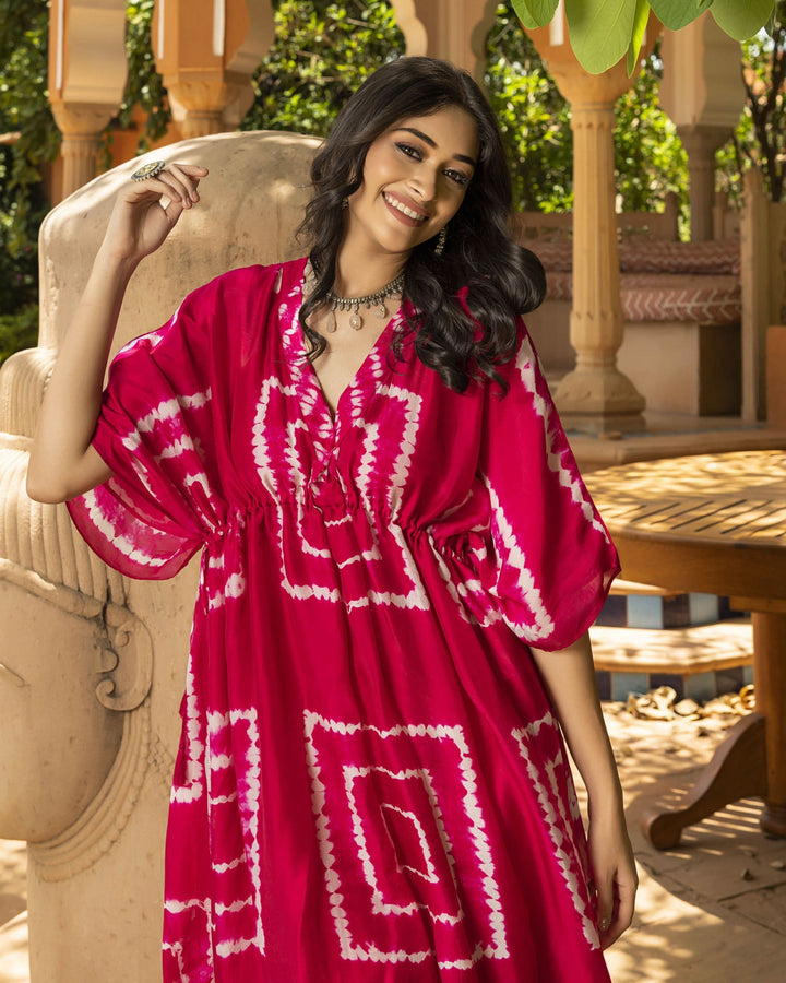 Luna Silk Tie &amp; Dye Kurta Set