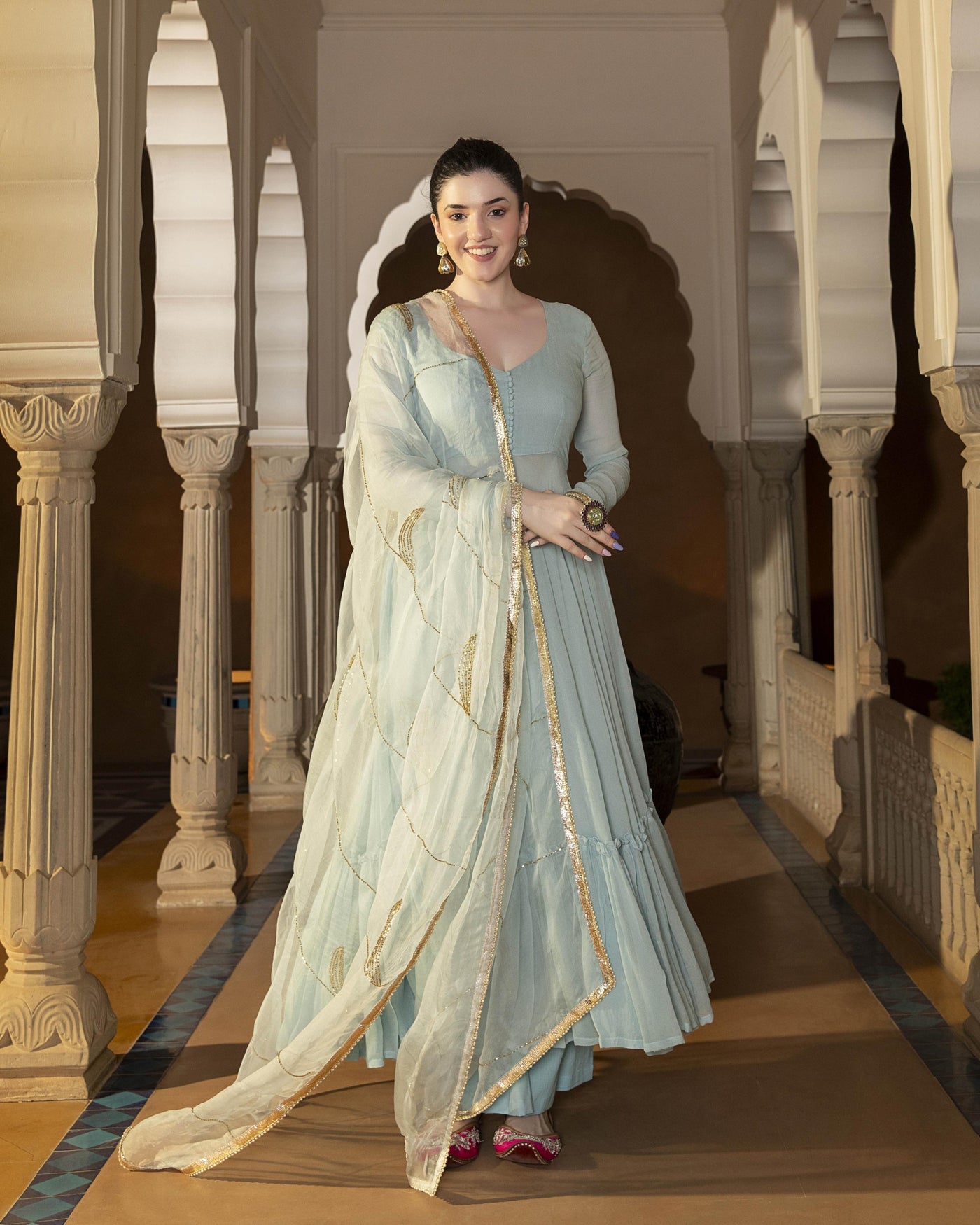 Zarna Gotapatti Georgette Dupatta