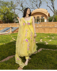 Handpainted Suit Set