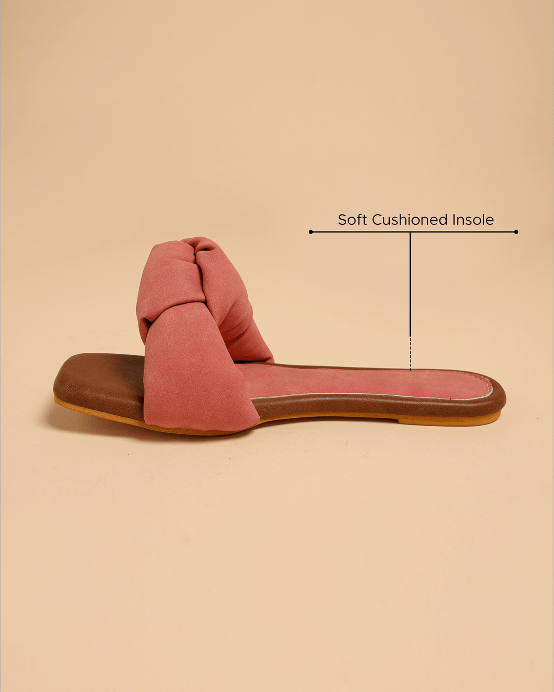 Teaberry Knoted Flats