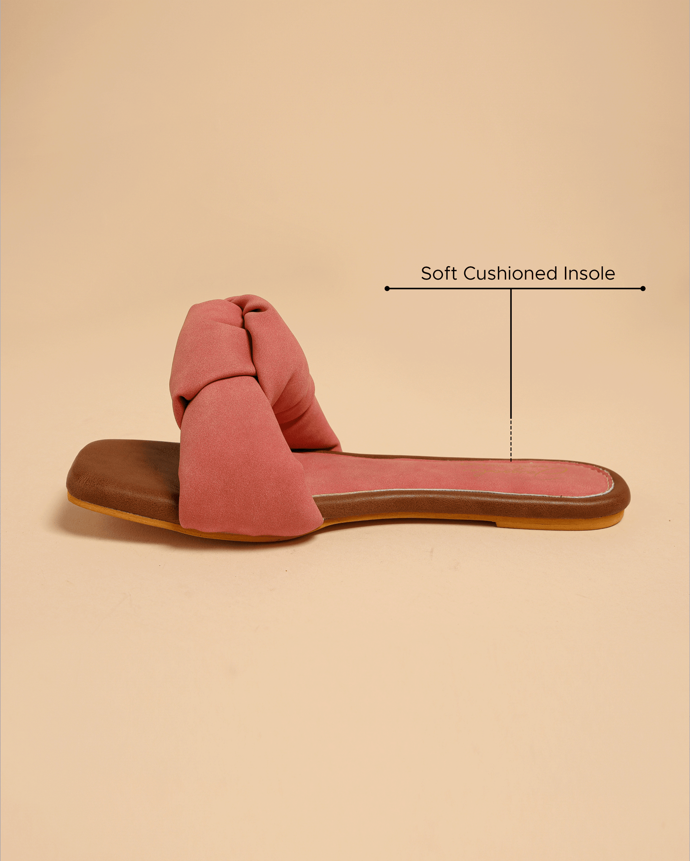Teaberry Knoted Flats