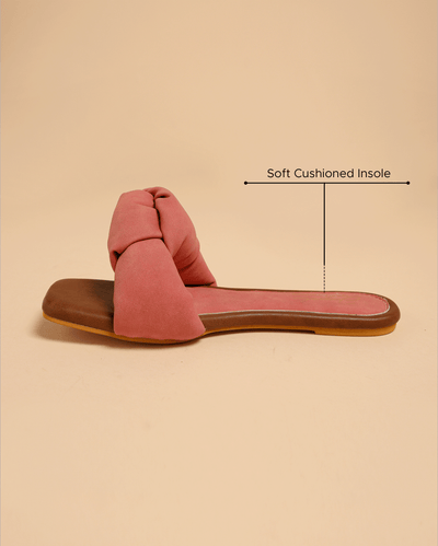 Teaberry Knoted Flats