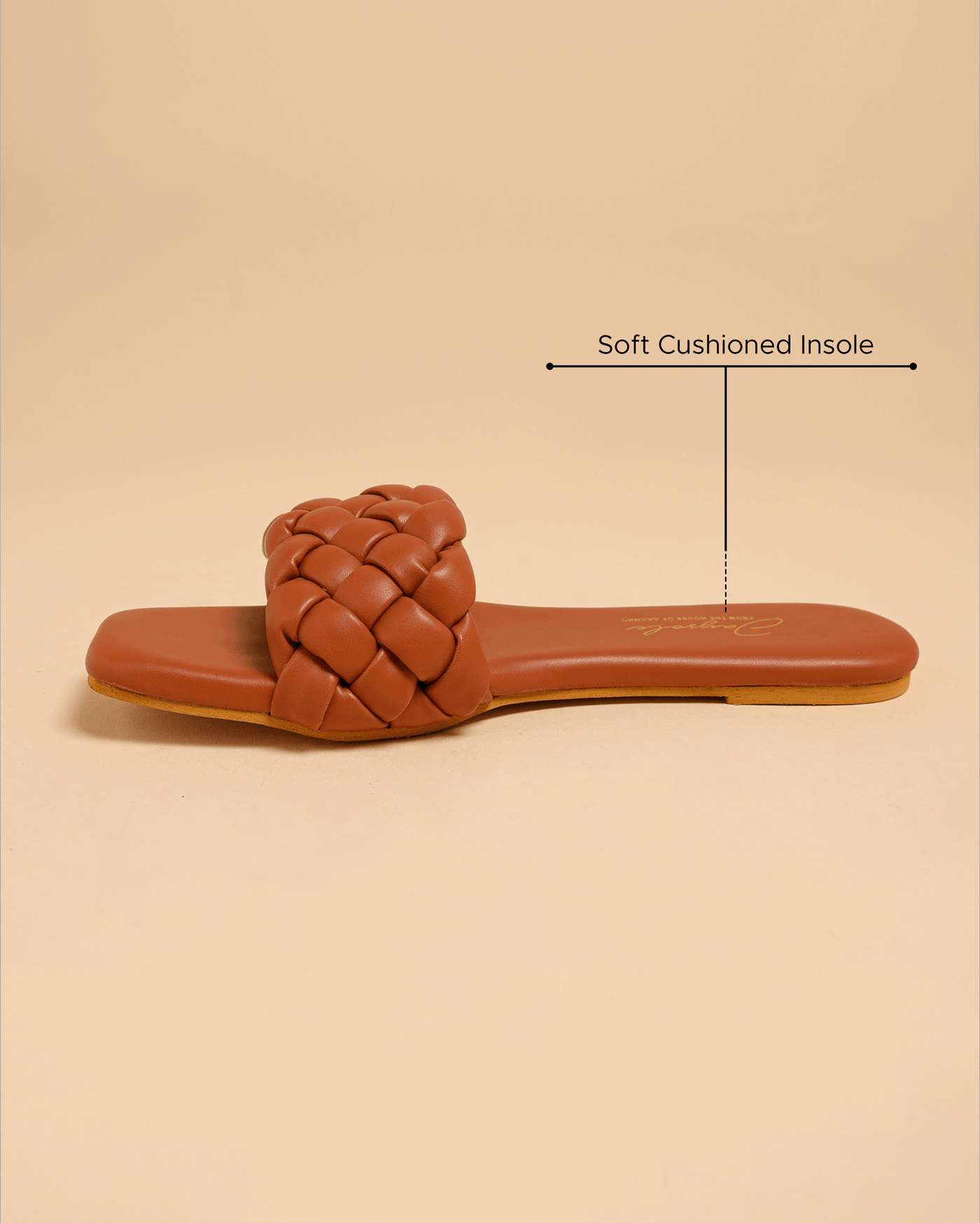 Toasted Nut Braided Slides