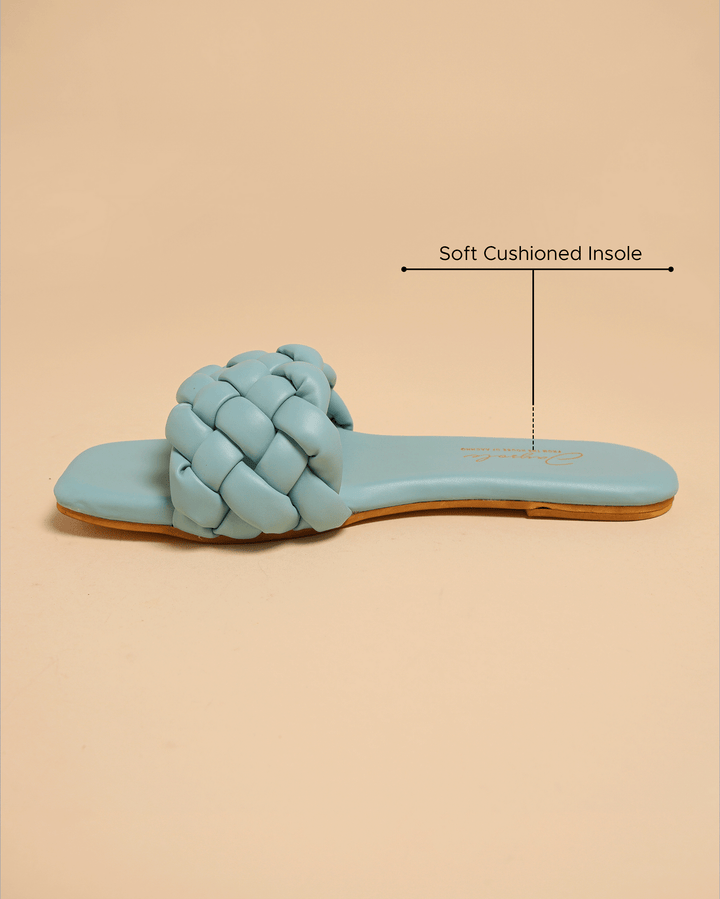 Coastal Shade Braided Slides