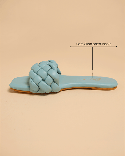 Coastal Shade Braided Slides