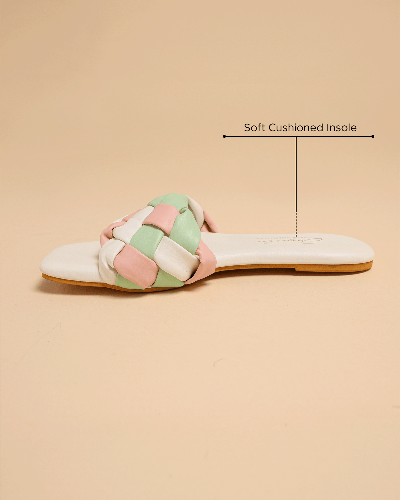 Colourful Mystery Braided Slides