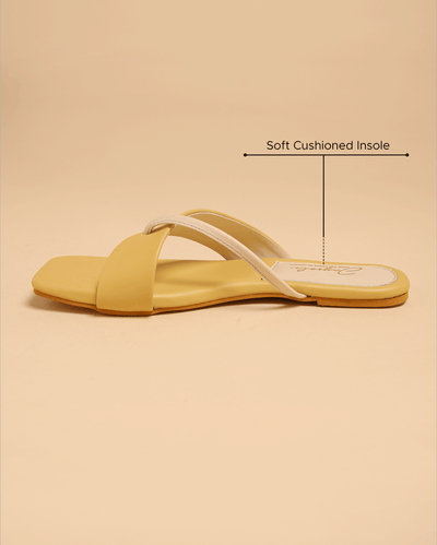 Cornsilk Crisscross Flats
