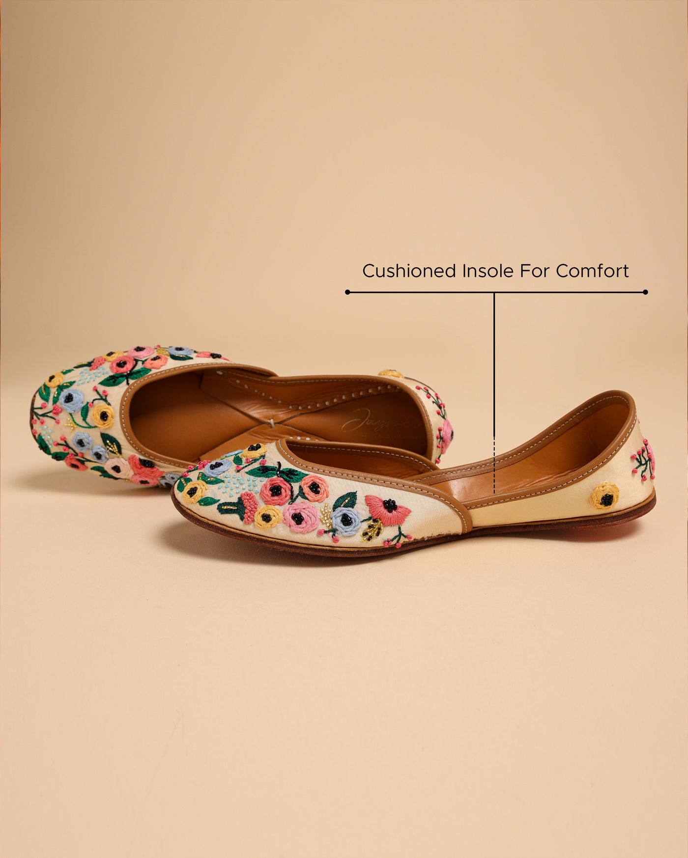 Flower Bae Handcrafted Jutti
