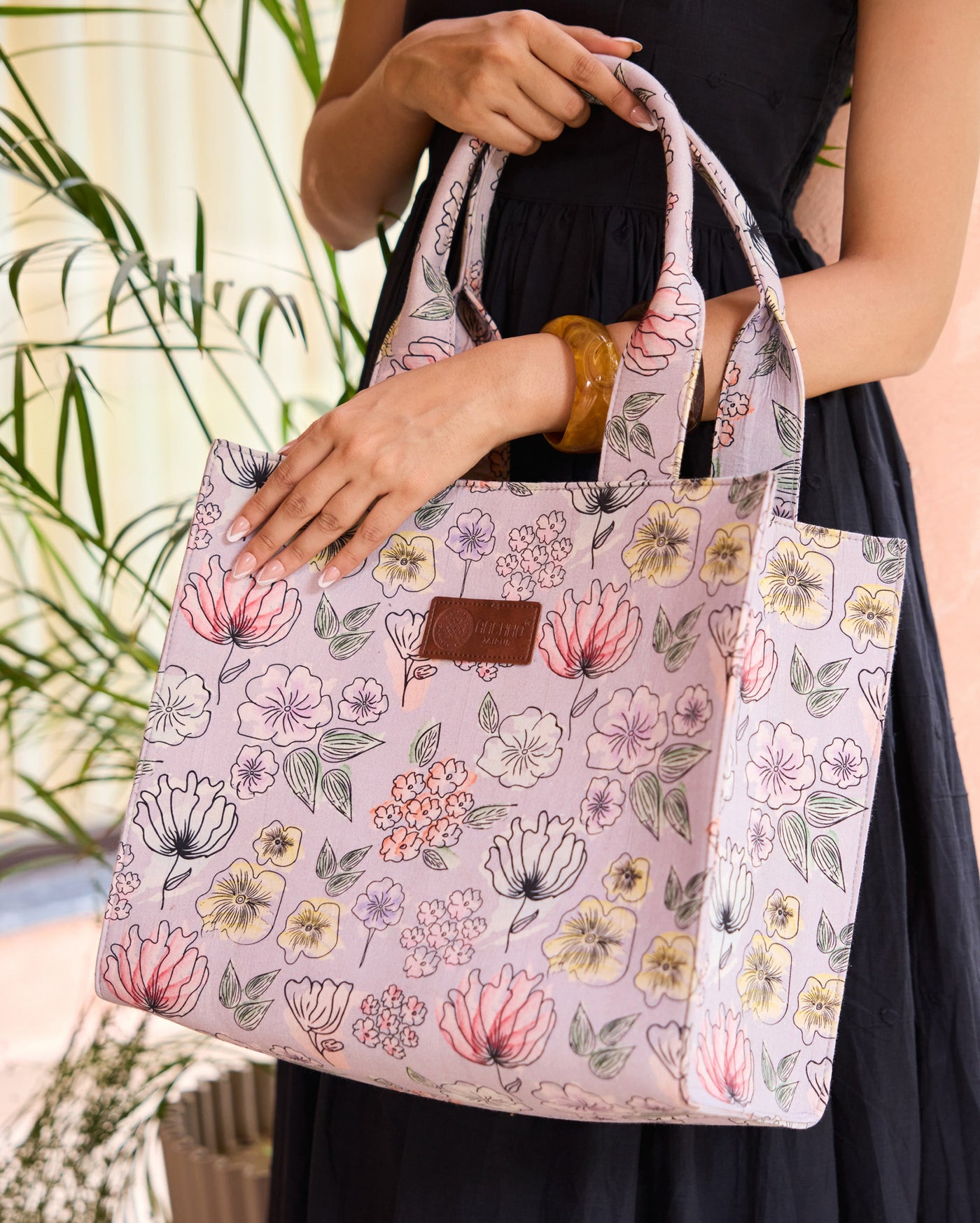 Whimsical Lilac Tote Bag