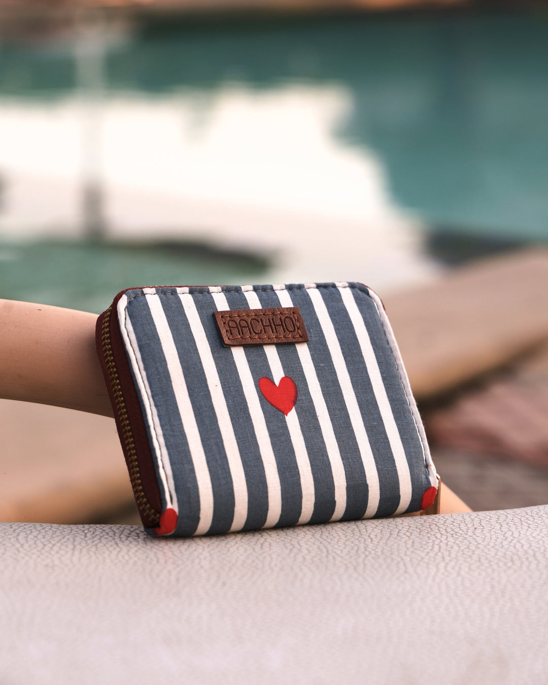 Liora Blue Coin Pouch