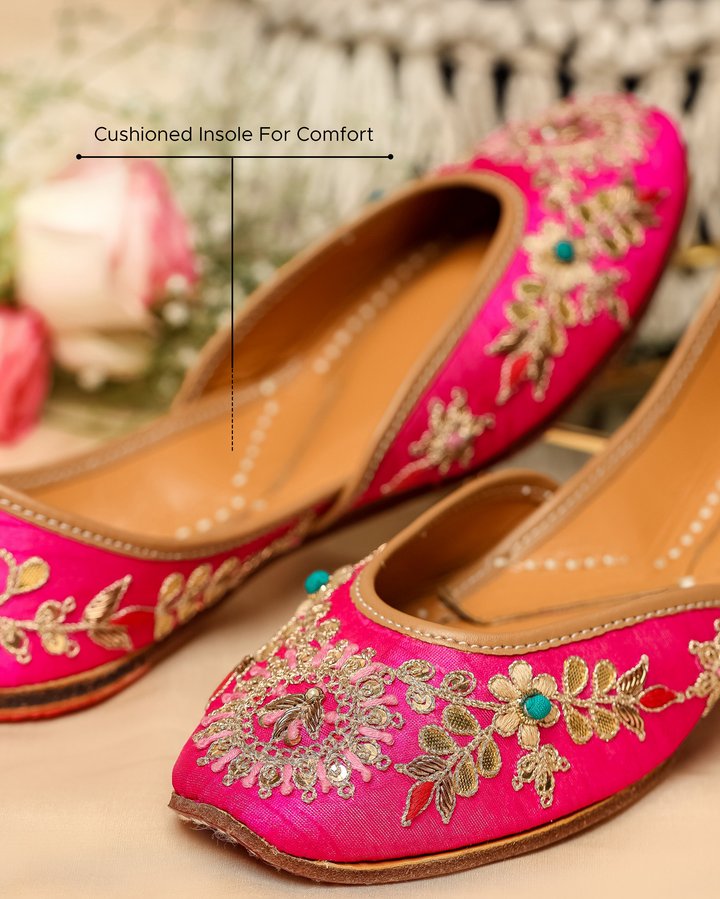 French Pink Handcrafted Jutti