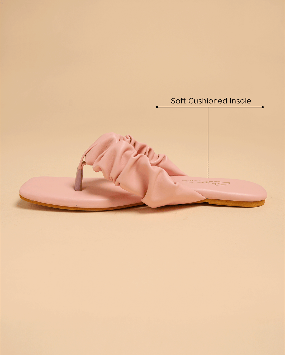Pink Bachelor Gathered Flats