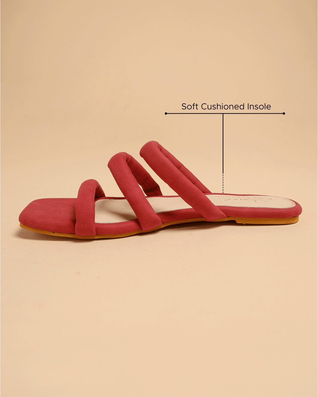 Jazzy Love Trio Suede Flats