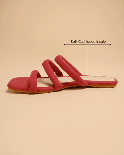 Jazzy Love Trio Suede Flats