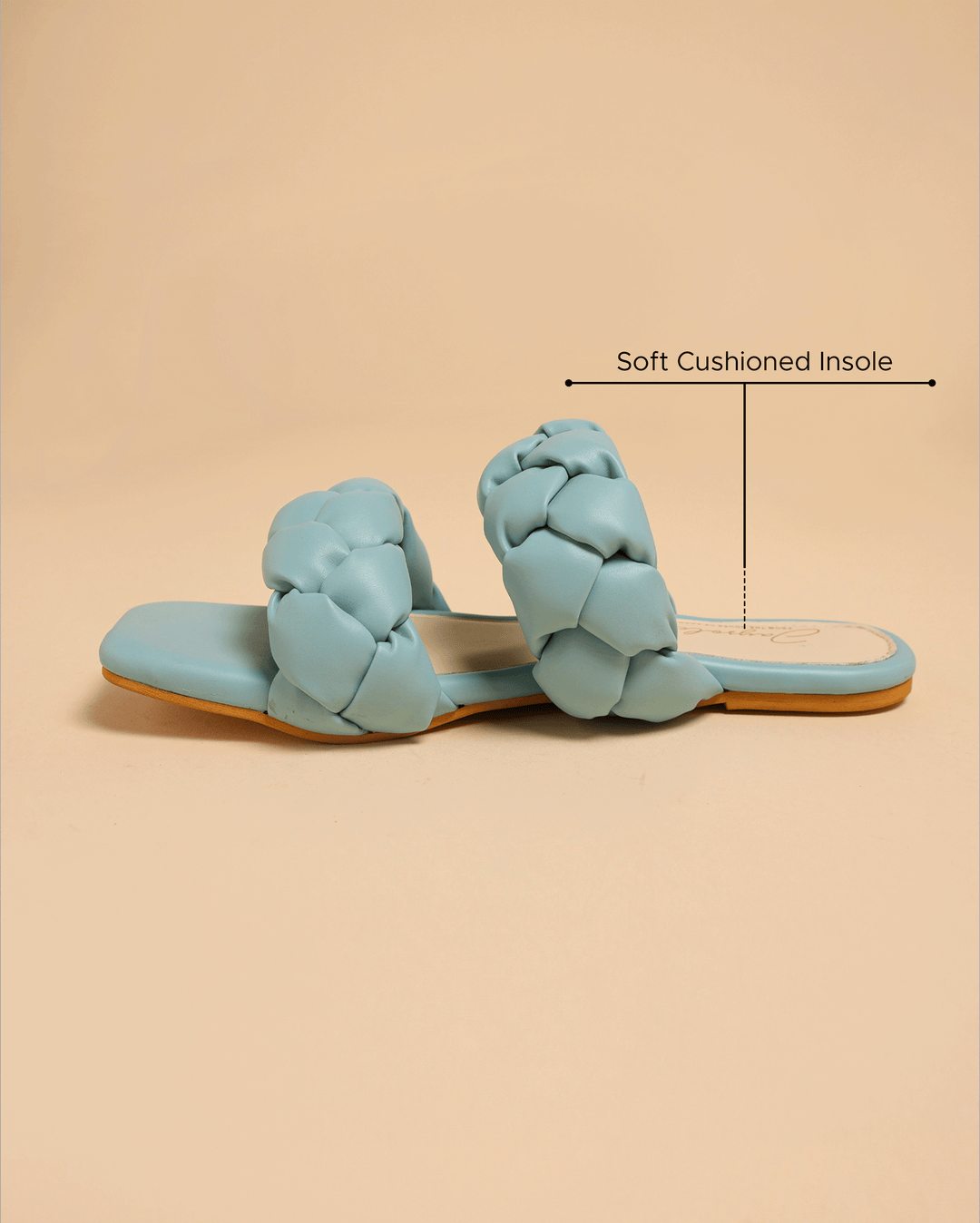 Blue Heron Braided Flats