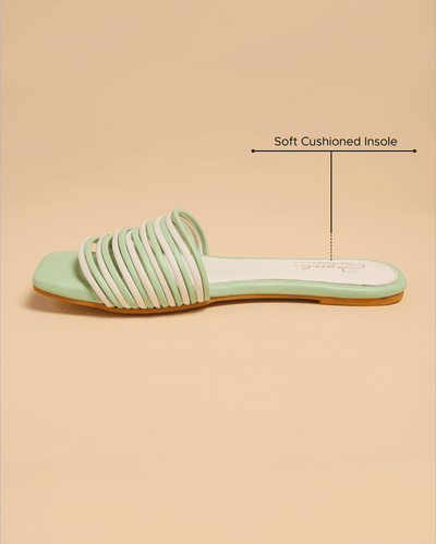 Bud Green Strips Flats