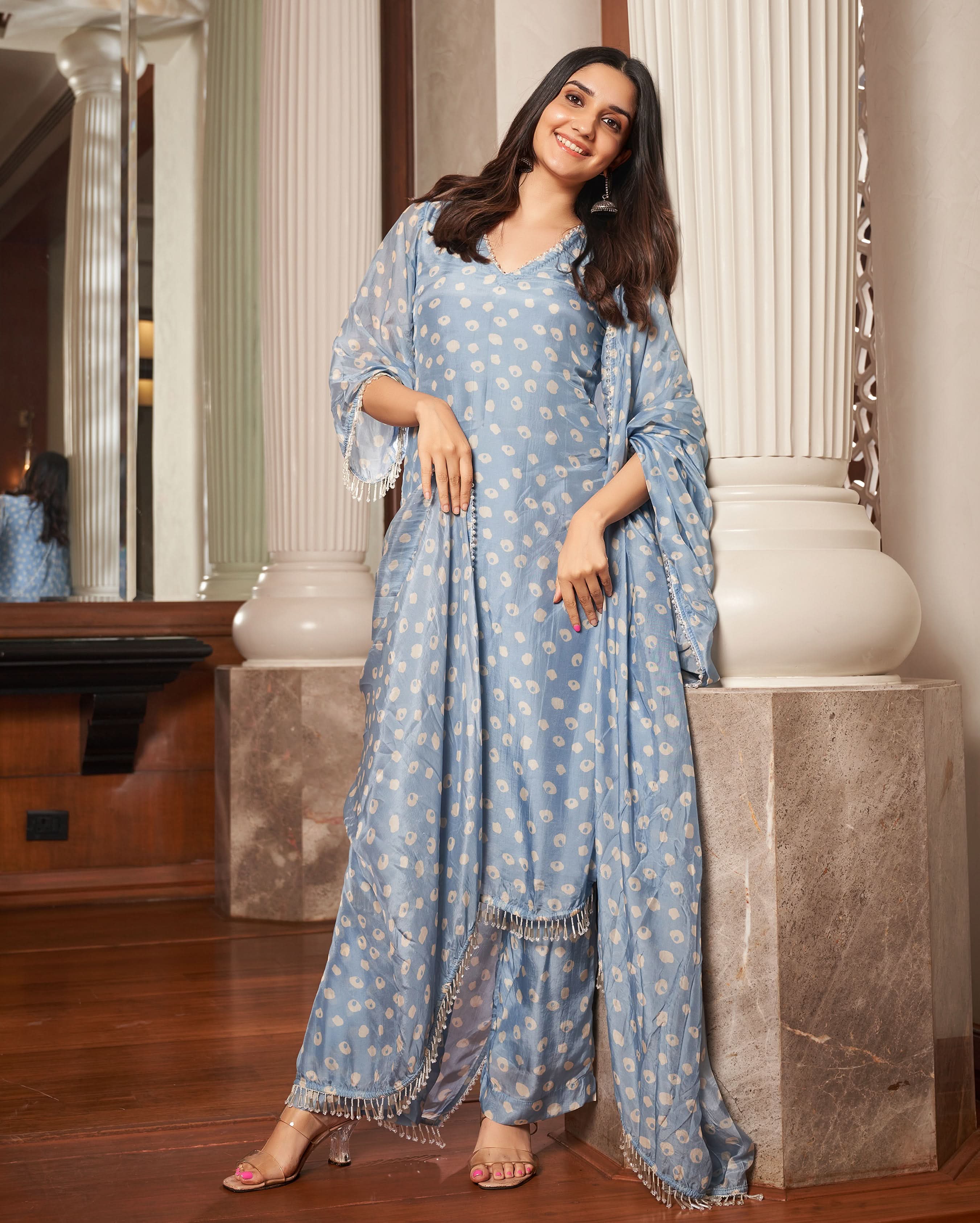 Silk Bandhani Bandhani Churidar Materials Online Shopping Mayur