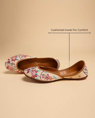 Petal Pink Handcrafted Jutti