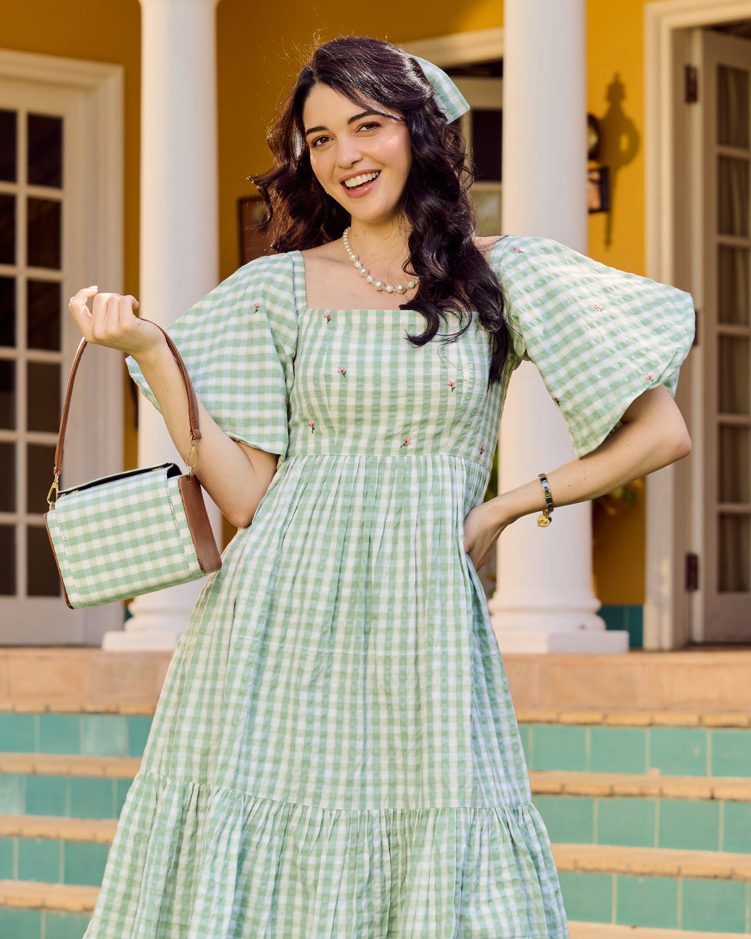 Sereya Sage Satchel Bag