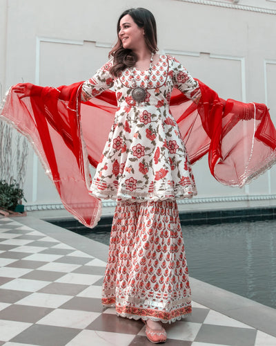 Sharara Buy Stylish Designer Sharara Suit Set from Aachho