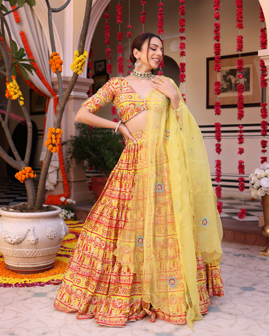 Haldi Dresses Online: Buy Haldi Outfits Online in India at Best Price