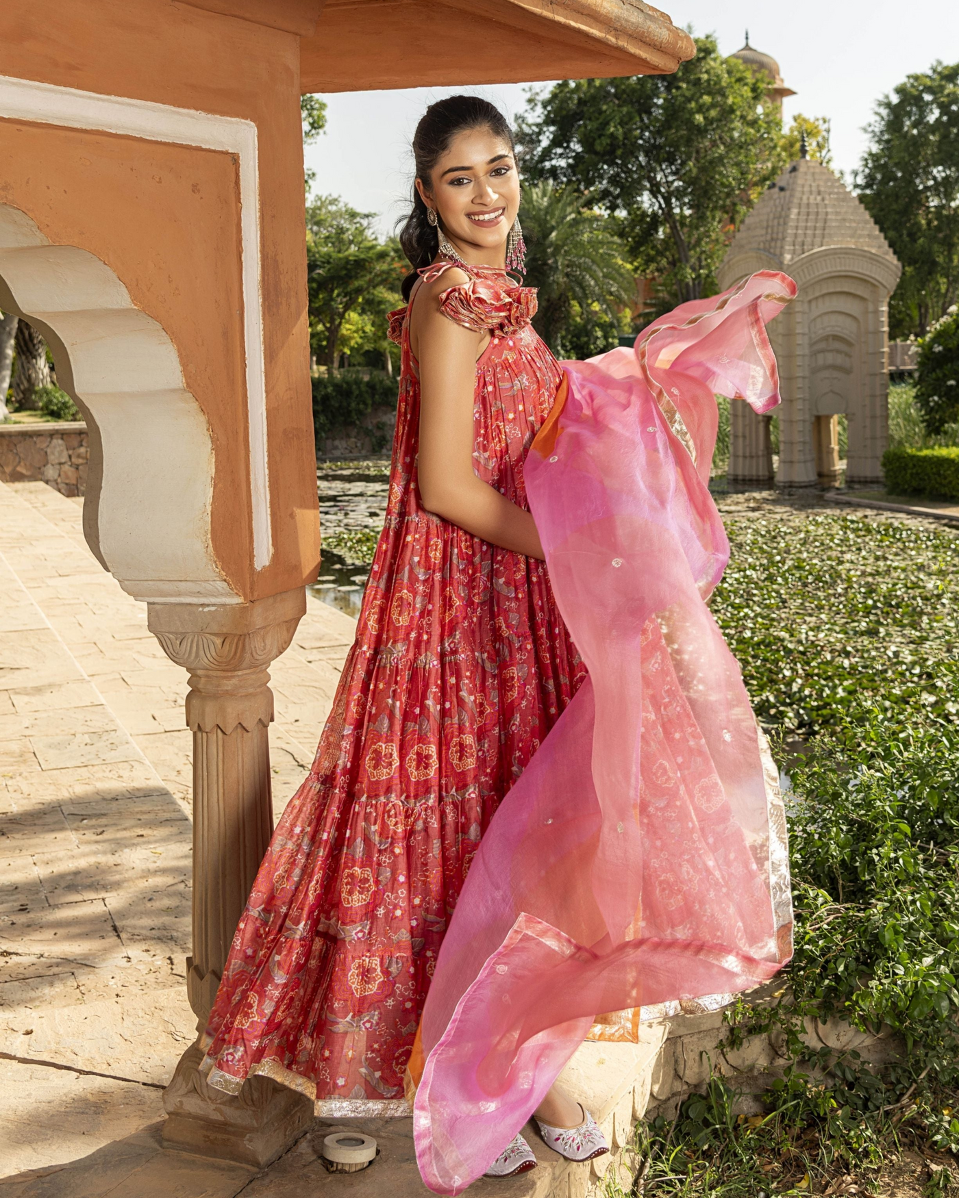 Mira Chanderi Suit Set