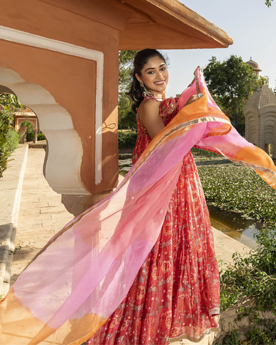 Mira Chanderi Suit Set