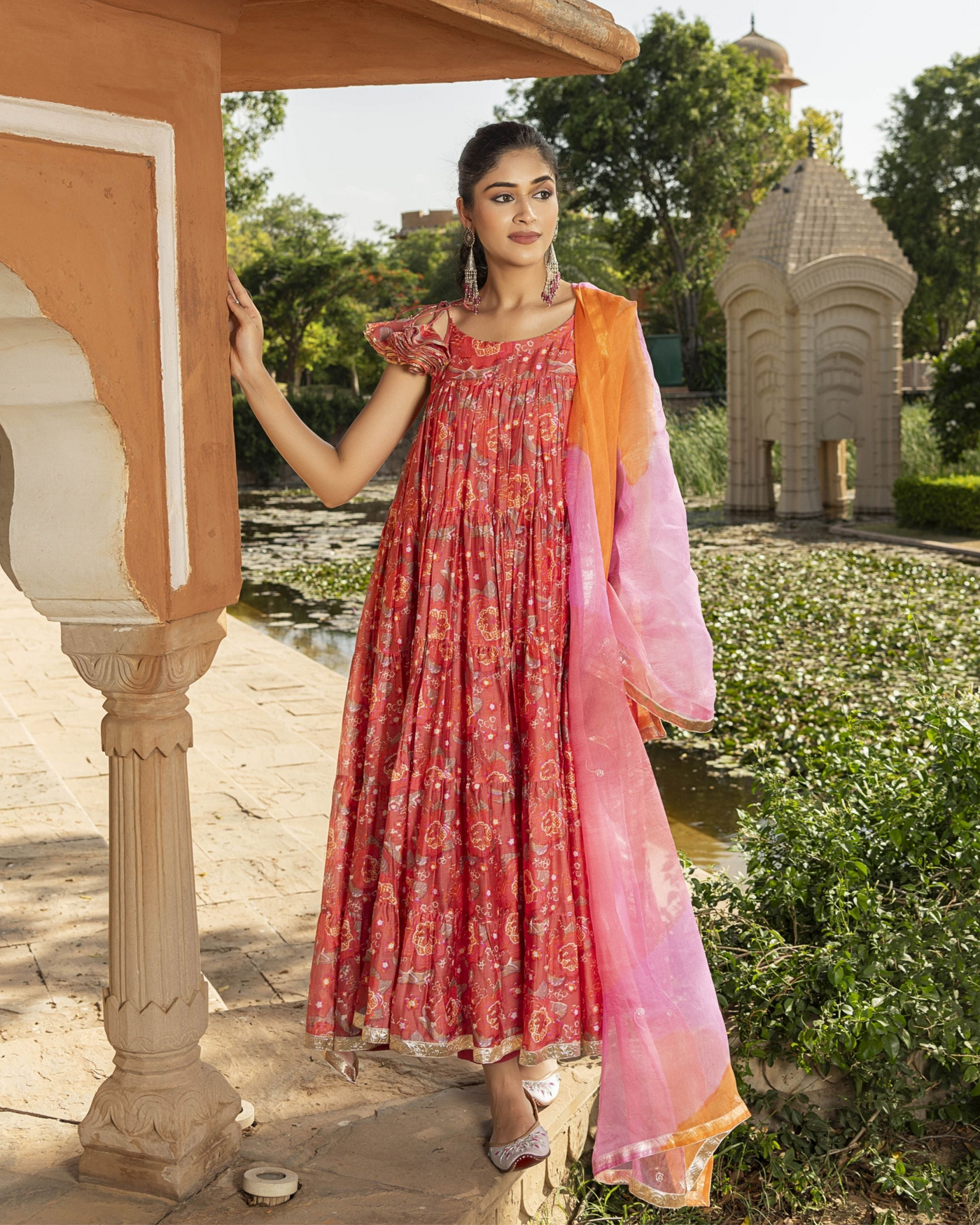 Mira Chanderi Suit Set