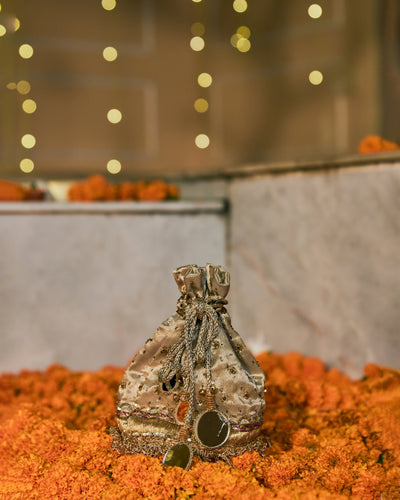Naqaashi Beige Potli