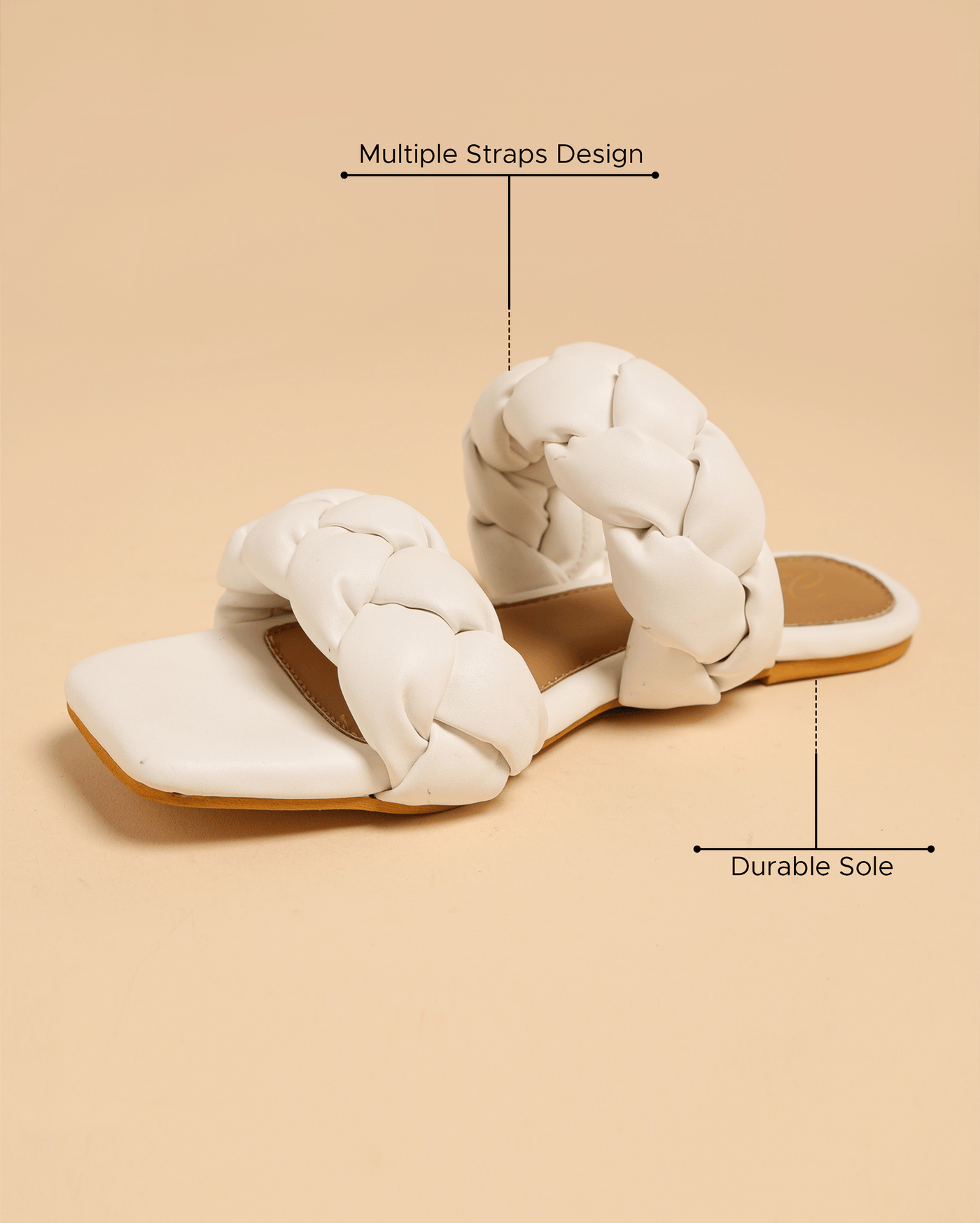 Sugar Swizzle Braided Flats