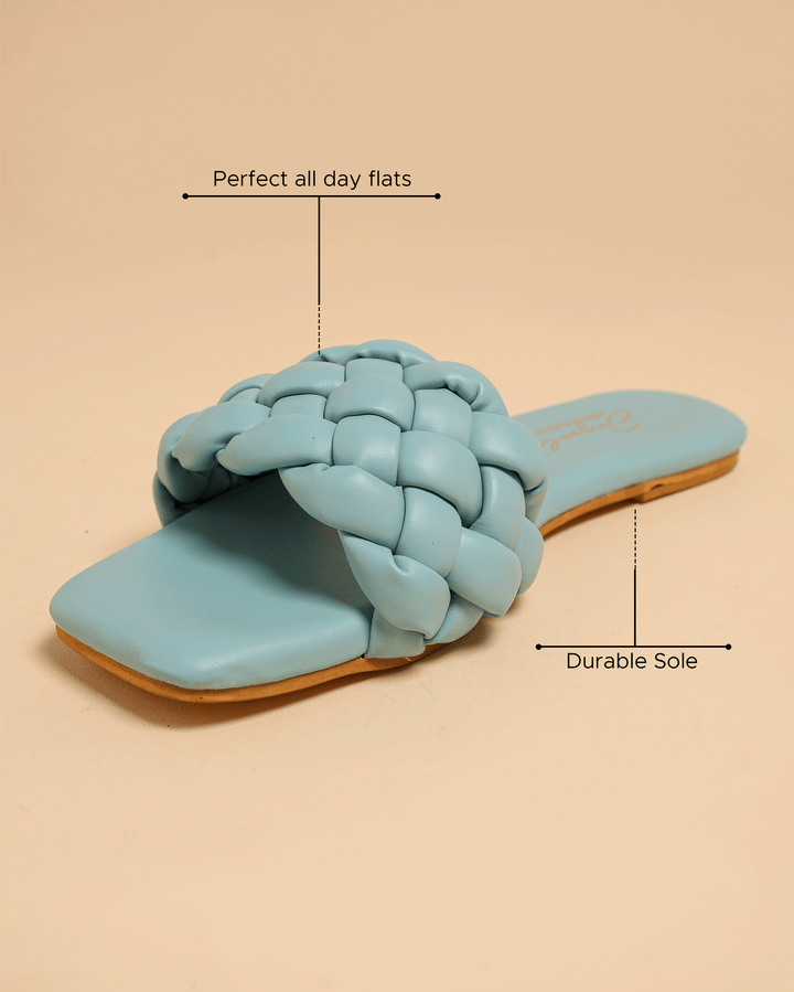 Coastal Shade Braided Slides