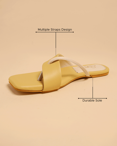 Cornsilk Crisscross Flats
